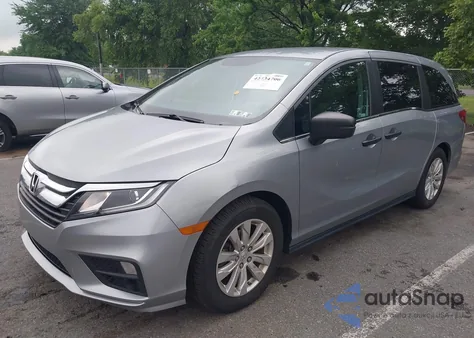 2019 Honda Odyssey Lx from USA, damaged, VIN 5FNRL6H25KB119089